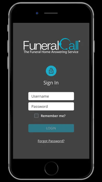 FuneralCall Answering Service Screenshots