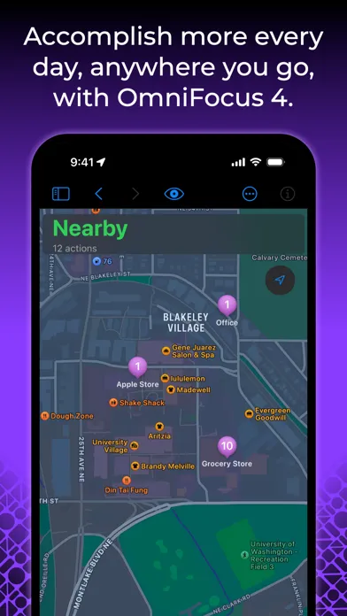 OmniFocus 4 Screenshots