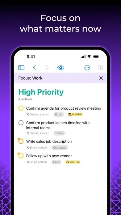 OmniFocus 4 Screenshots