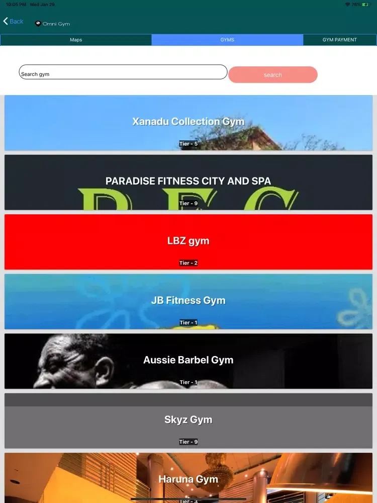 تصاویر Omni-gym iPad 