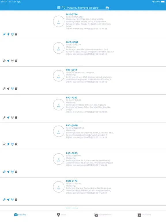 Capturas de pantalla de OmnilinkApp iPad 