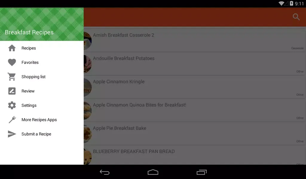 Breakfast Recipes Free スクリーンショット