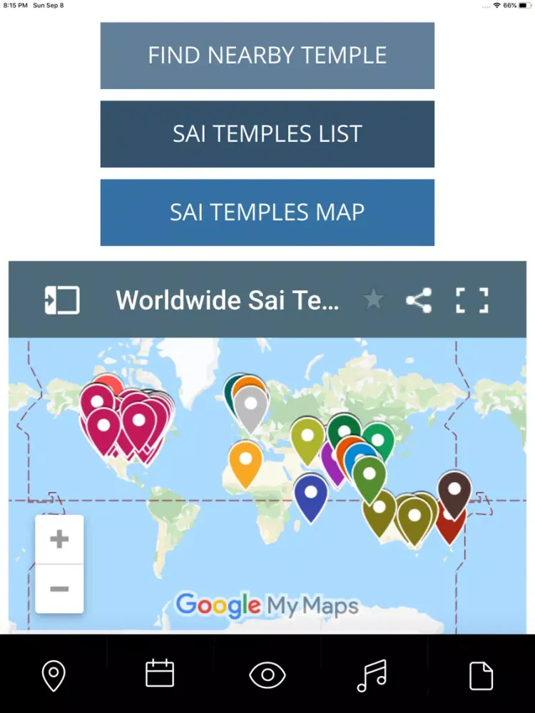 Shirdi Sai Baba All-In-One App iPad  Screenshots