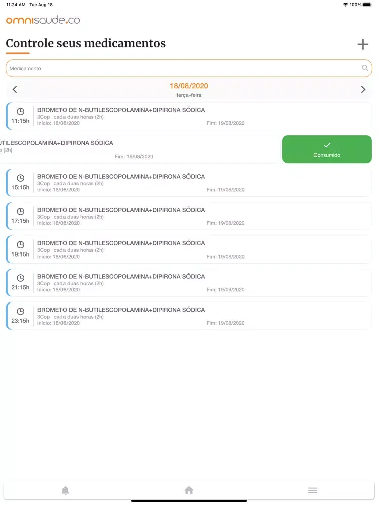 Omnisaude Pro iPad  스크린샷