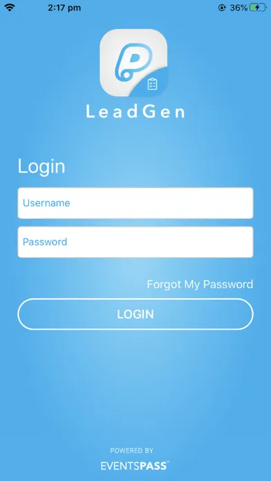 EventsPass LeadGen سکرین شاٹس