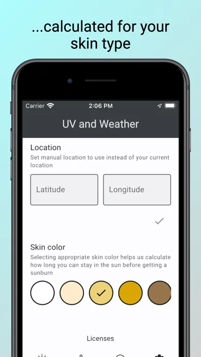 Ảnh chụp màn hình của UV + Weather