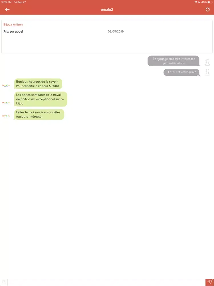 Omoja Cameroun iPad  स्क्रीनशॉट