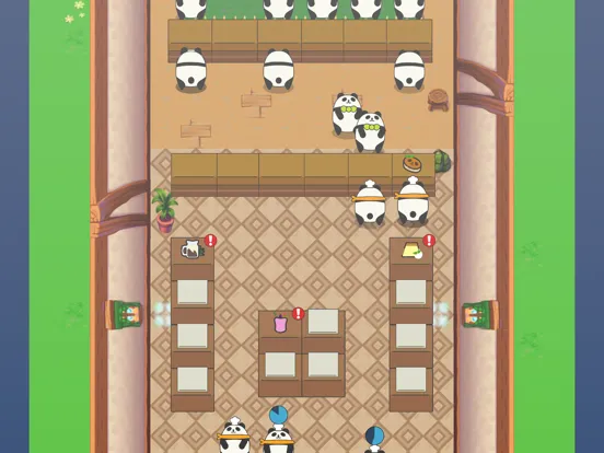 Panda Cafe - Idle Tycoon iPad 应用截图