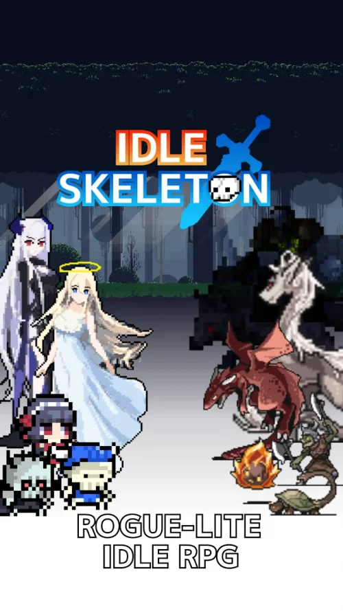 Idle Skeleton - Pixel RPG-screenshot-1