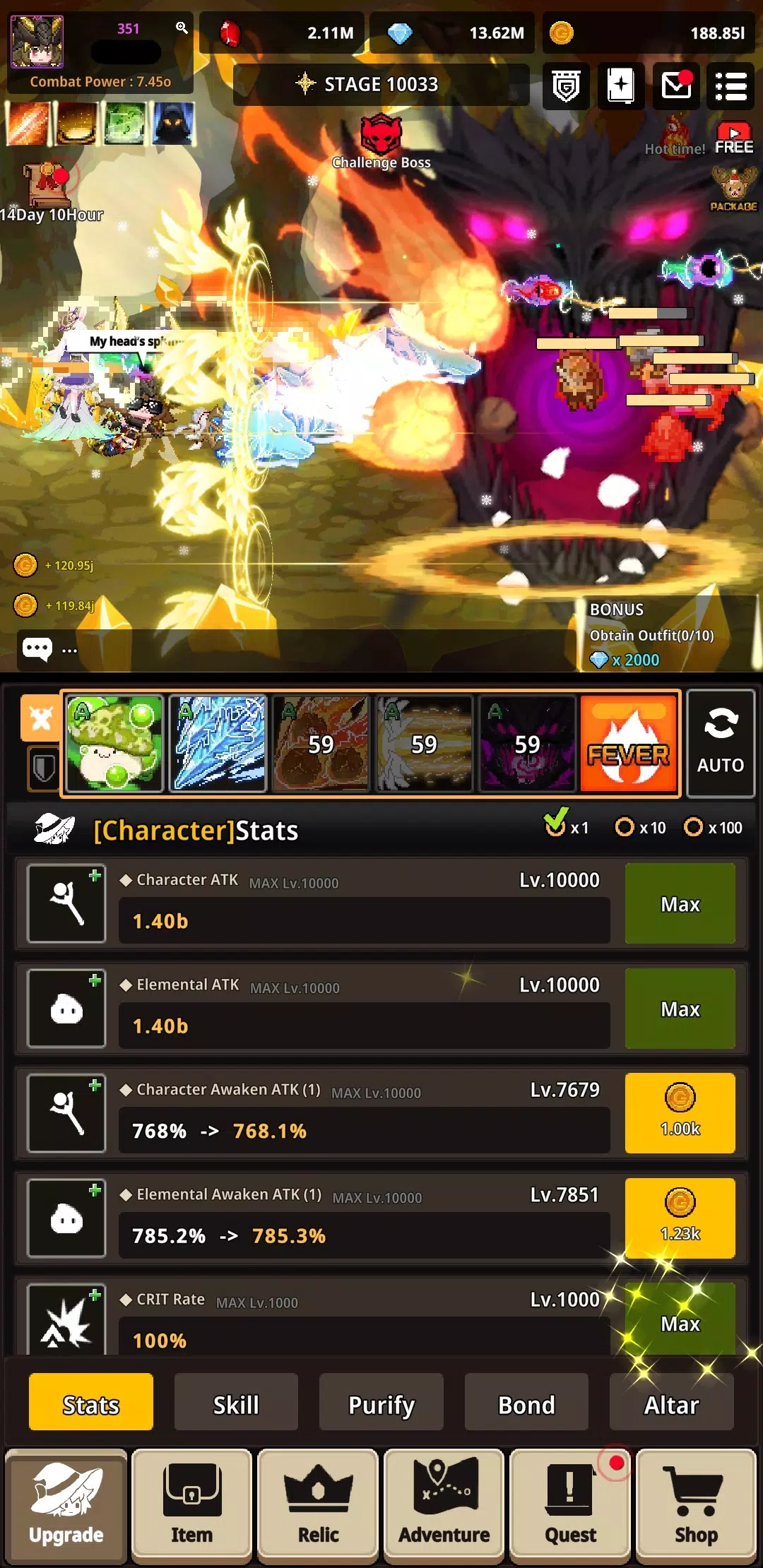 Elementalist : Idle RPG War Screenshots