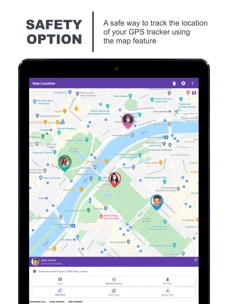 Tangkapan layar Family Locator - Child Tracker iPad 