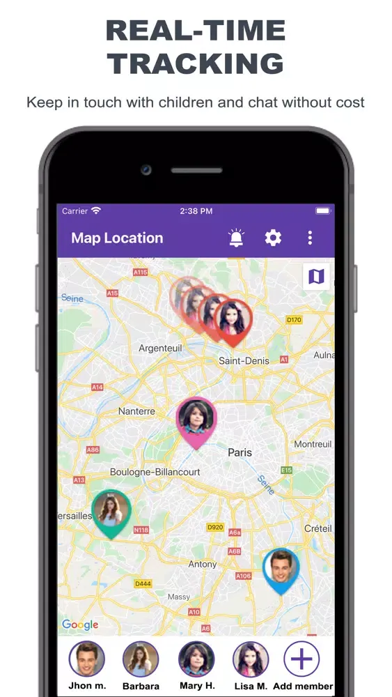 Tangkapan layar Family Locator - Child Tracker