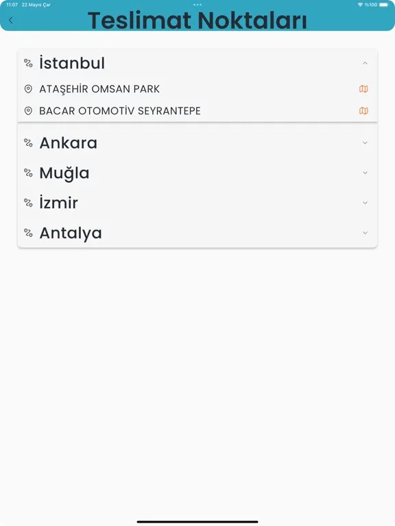 Tangkapan layar Arabam Tatilde iPad 