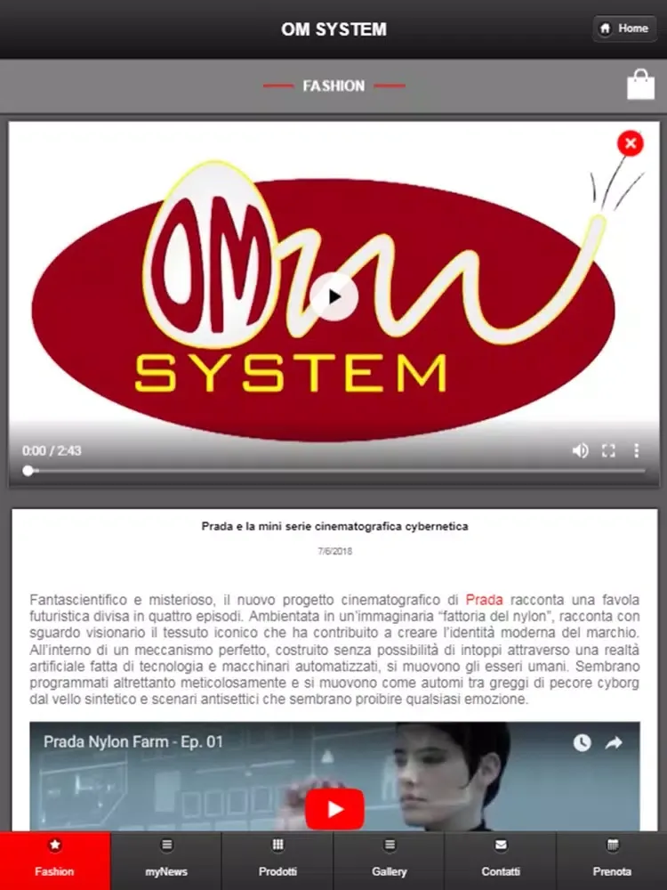 OM System Professional iPad  سکرین شاٹس