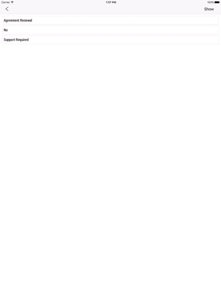 Tangkapan layar indiacast iPad 