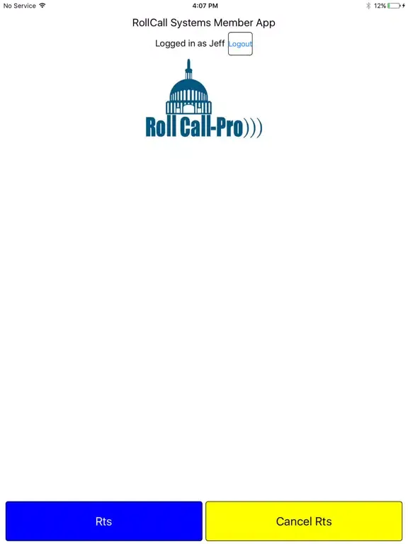 تصاویر RollCall Systems Member App iPad 
