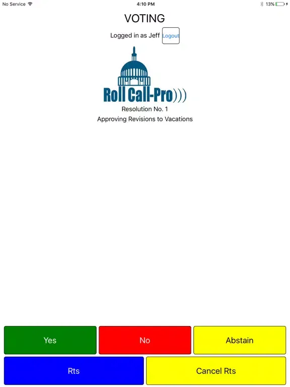 تصاویر RollCall Systems Member App iPad 
