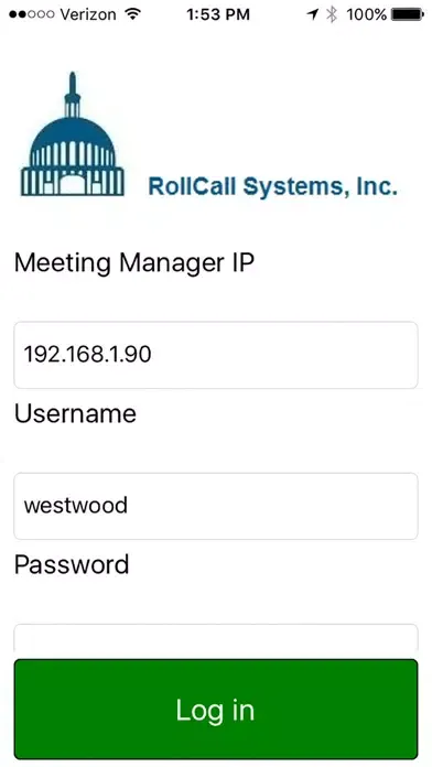 تصاویر RollCall Systems Member App