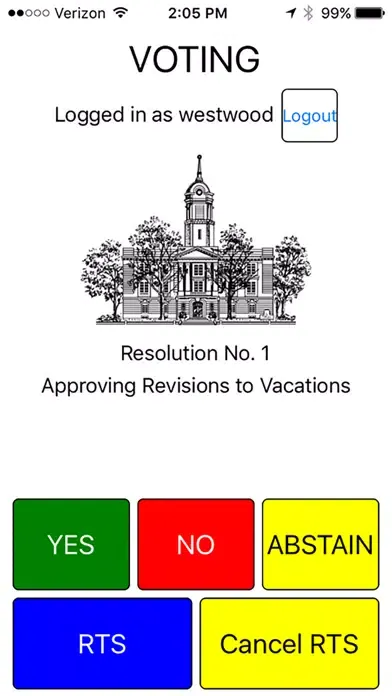 تصاویر RollCall Systems Member App