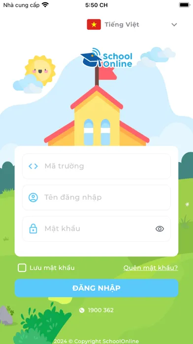 Ảnh chụp màn hình của SchoolOnline Attendance
