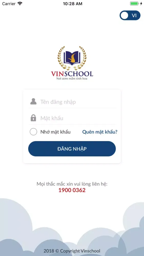 Vinschool Parent Screenshots