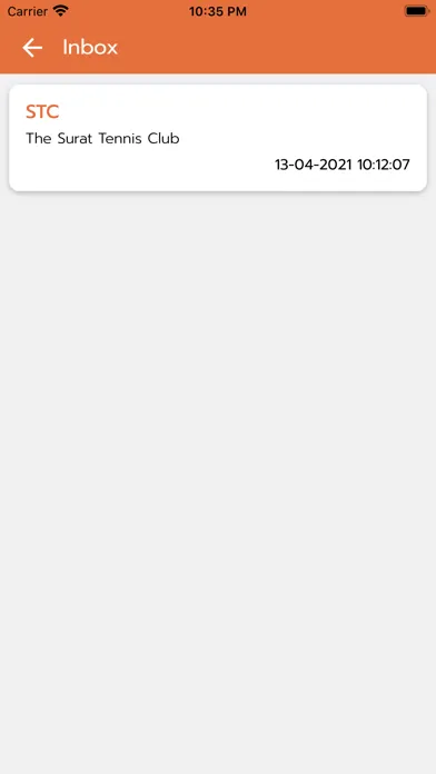 Ảnh chụp màn hình của STC App