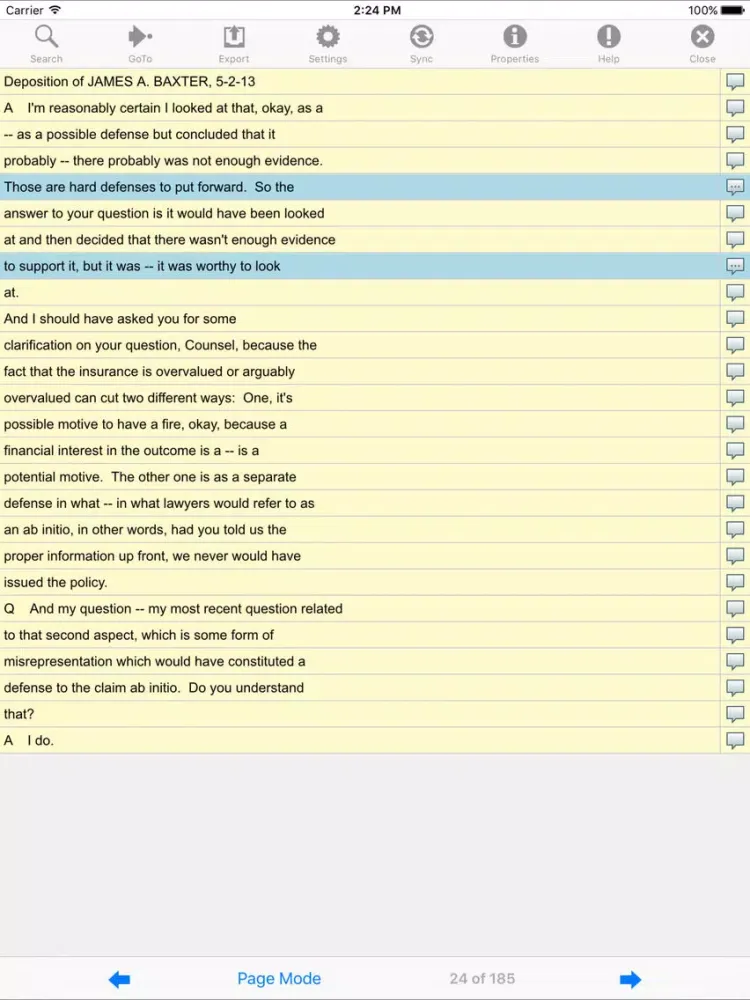 ภาพหน้าจอของ PRWeb Mobile iPad 