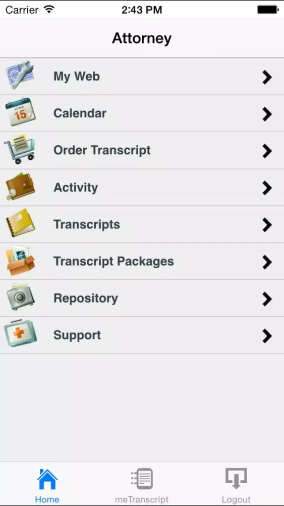 ภาพหน้าจอของ PRWeb Mobile