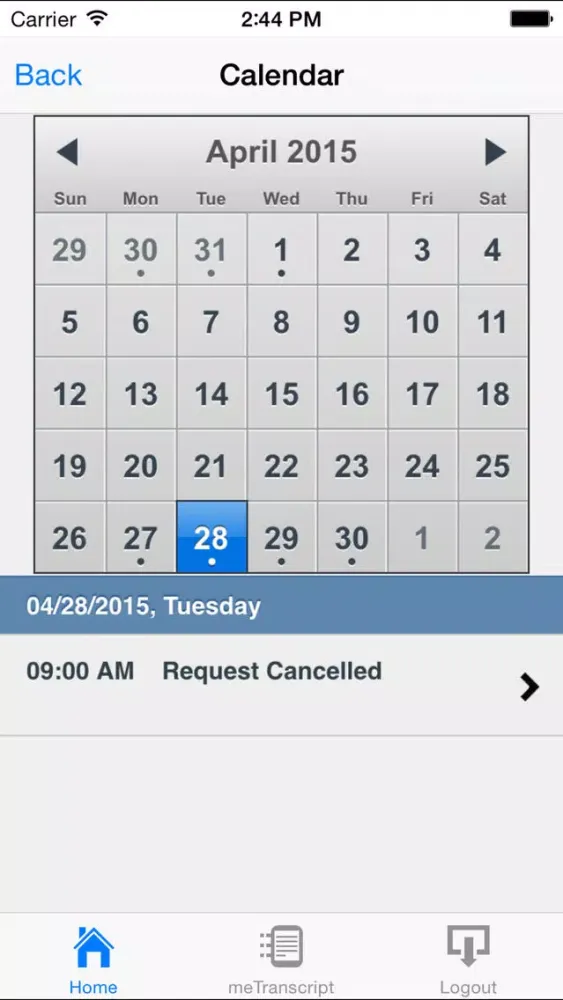 ภาพหน้าจอของ PRWeb Mobile