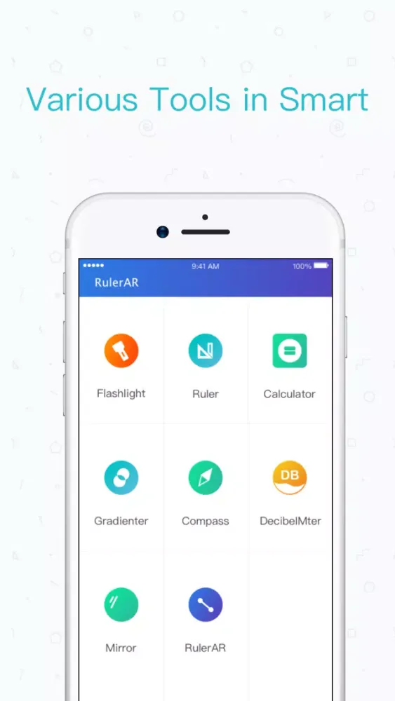 RulerAR - Ruler and flash سکرین شاٹس