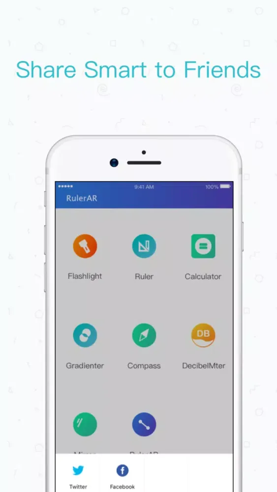 RulerAR - Ruler and flash سکرین شاٹس