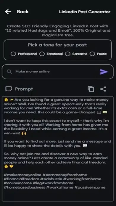 ChatWizard: 1-Click Prompts Ai Ekran Görüntüleri
