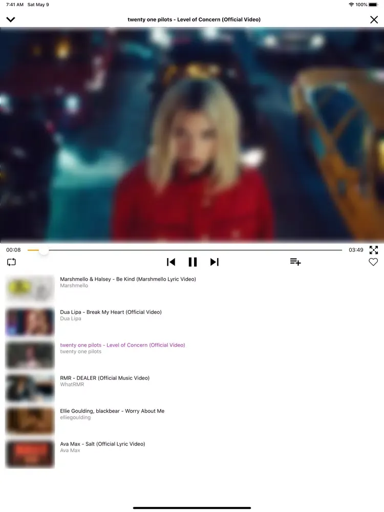 On Music - Video Music Steamer iPad  スクリーンショット