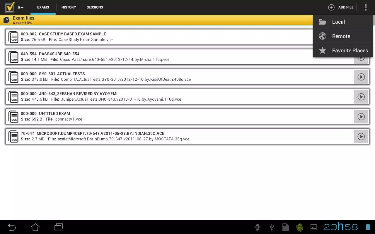 A+ VCEscreenshot dell'app7