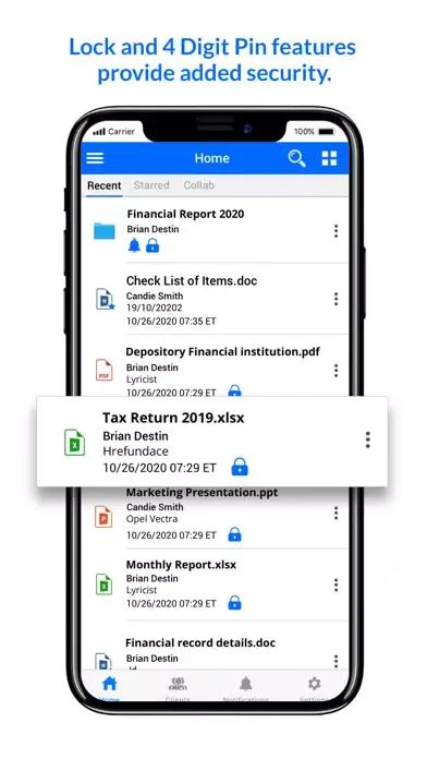 eCentraDocs - Cloud Storage スクリーンショット