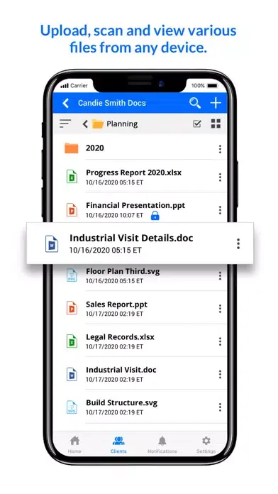 eCentraDocs - Cloud Storage スクリーンショット