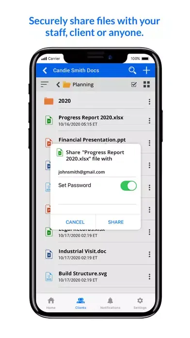 eCentraDocs - Cloud Storage スクリーンショット