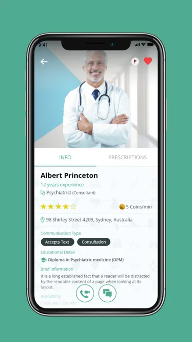 Captures d'écran de OnCall Health