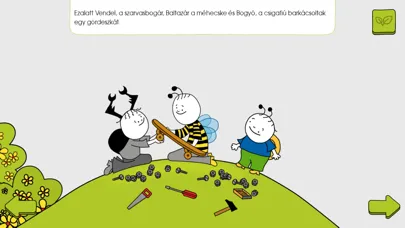 Capturas de tela do Tavaszi mese - Bogyó és Babóca