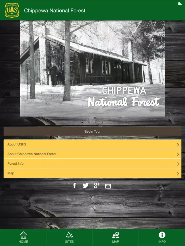 Chippewa National Forest iPad  Screenshots