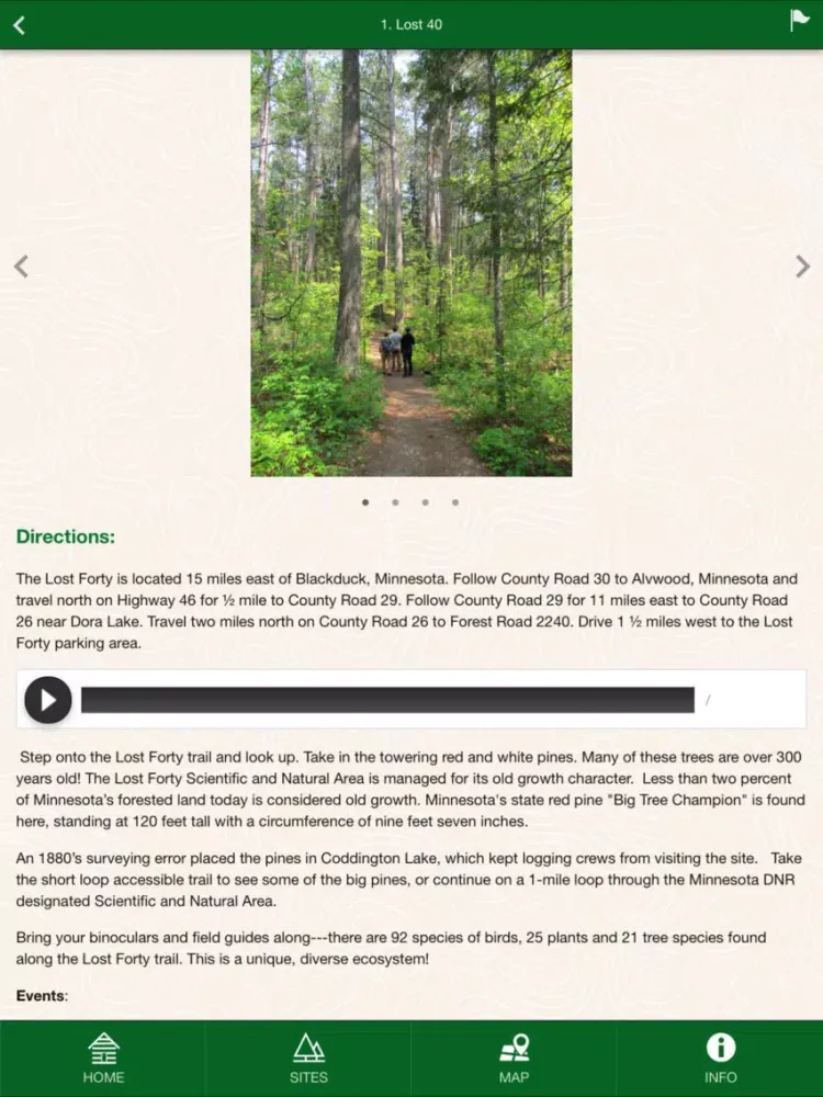 Chippewa National Forest iPad  Screenshots