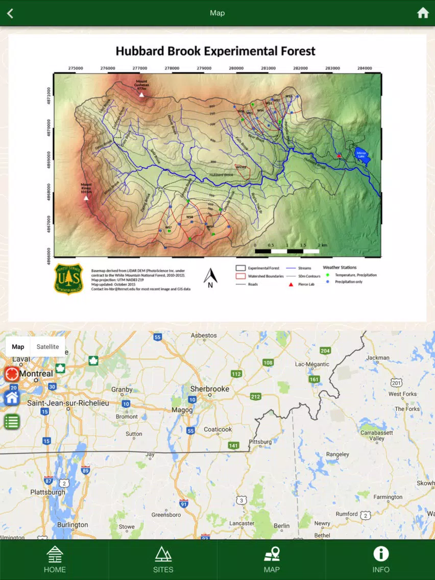 Hubbard Brook Exp Forest iPad  Ekran Görüntüleri