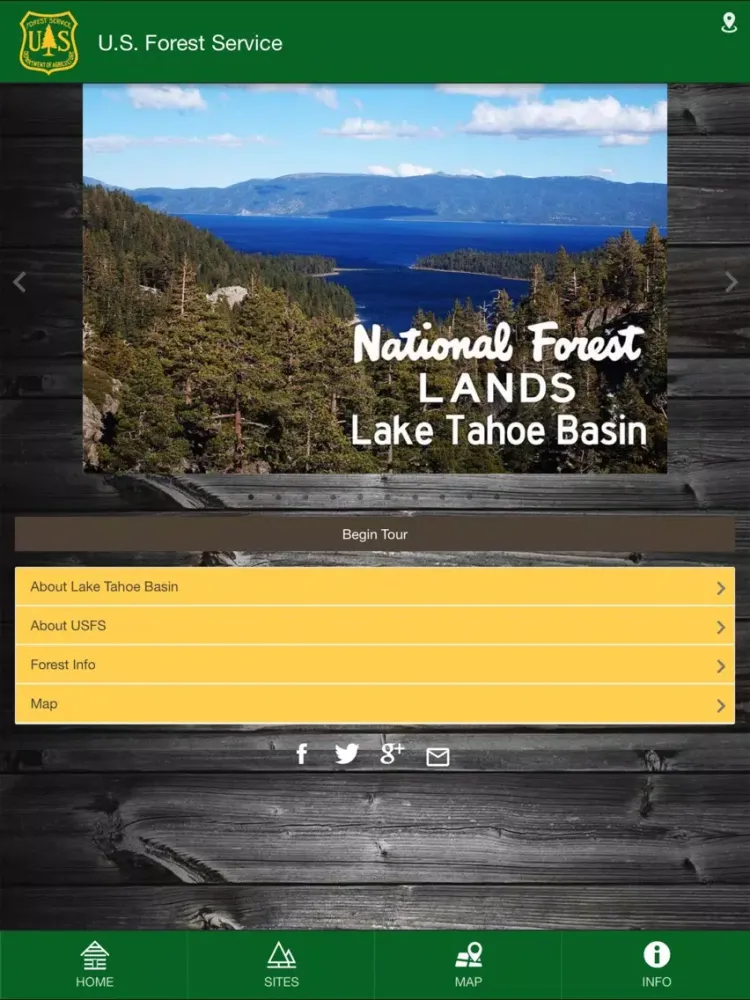 Скриншоты Lake Tahoe Basin Management Unit iPad 