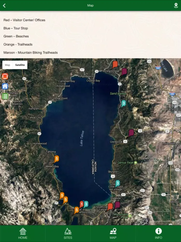 Скриншоты Lake Tahoe Basin Management Unit iPad 