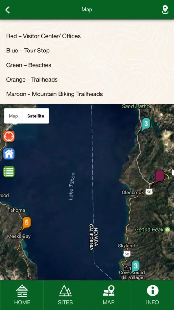 Скриншоты Lake Tahoe Basin Management Unit