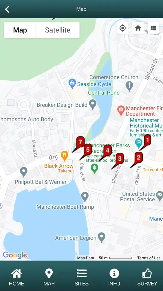 Tour of Manchester-by-the-Sea سکرین شاٹس