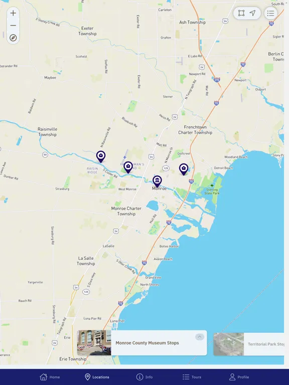 Monroe County Museum iPad 应用截图