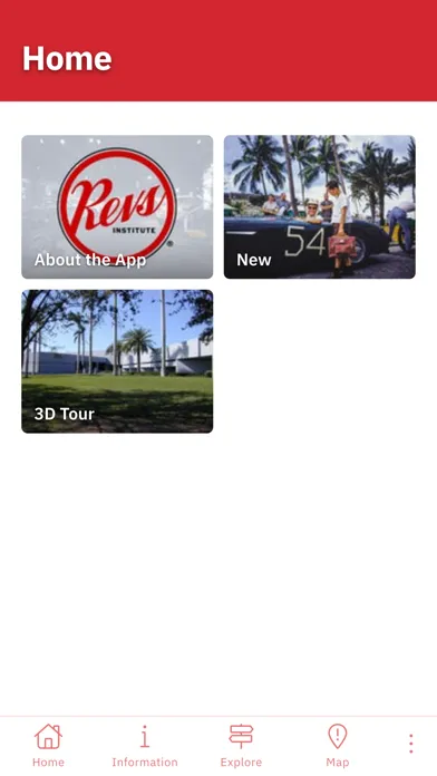 Tangkapan skrin Revs Institute Mobile App