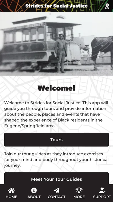 Capturas de tela do Strides for Social Justice