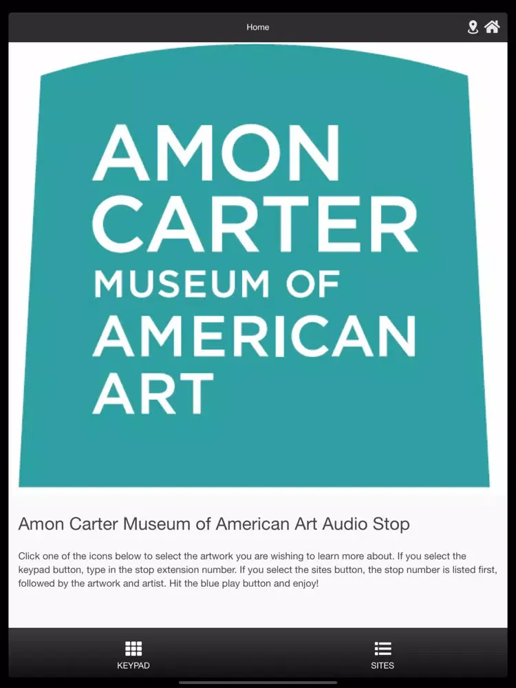 Capturas de pantalla de Amon Carter Audio Tour iPad 